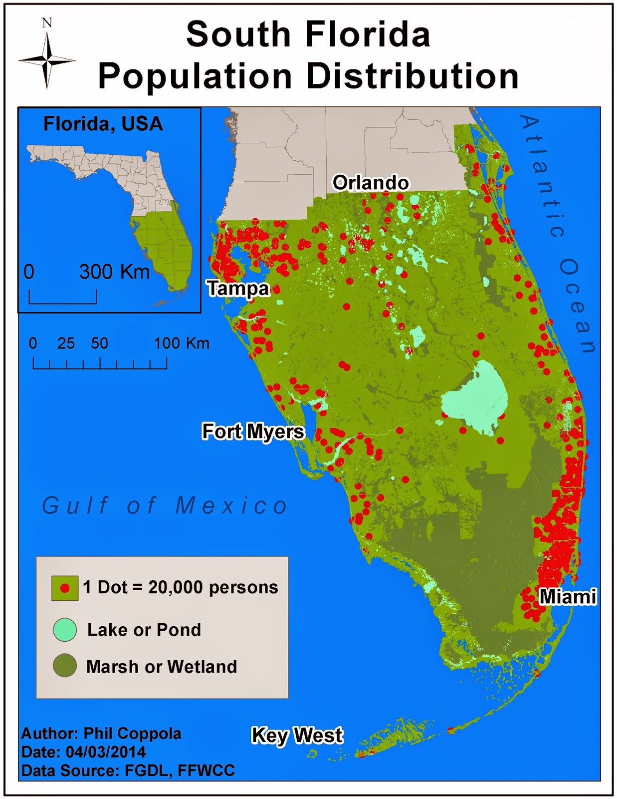 this weeks assignment was to create a dot map representing the population distribution in south florida to accomplish this we were required to create a this weeks assignment was to create a dot map representing the population distribution in south florida to accomplish this we were required to create a