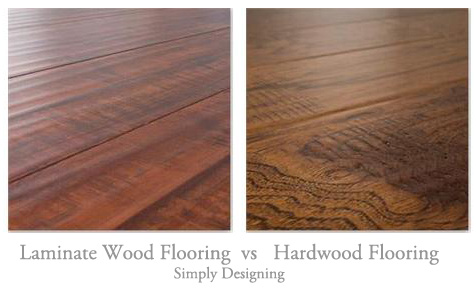 Floating Laminate Wood Flooring vs Real Hardwood Flooring | the pros and cons of Laminate Flooring and Hardwood Flooring | #diy #tutorial #wood | at Simply Designing