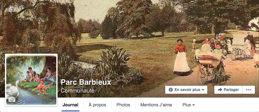 Page Facebook du blog