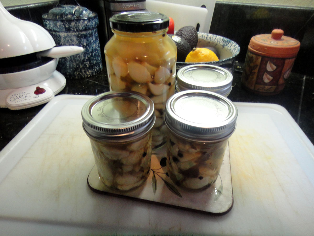 Mom, What's For Dinner? Pickled Garlic