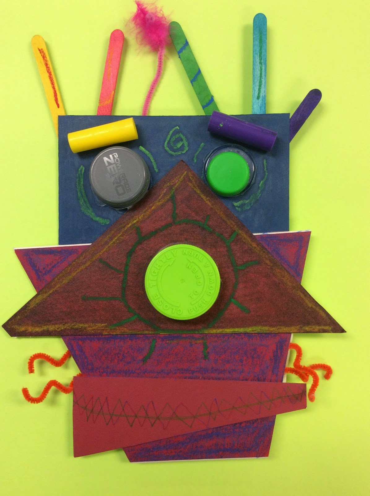 my artful nest recycled mask art