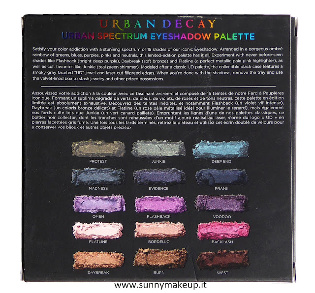 Urban Decay - Urban Spectrum Eyeshadow Palette. Palette di ombretti.