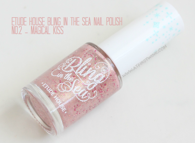 Review: Etude House Bling in the Sea nail polish no. 2 - Magical Kiss 