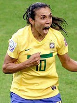 Brasil dá show de futebol feminino no mundial
