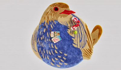 Bird Rug by Little Cabari, via Kickcan & Conkers