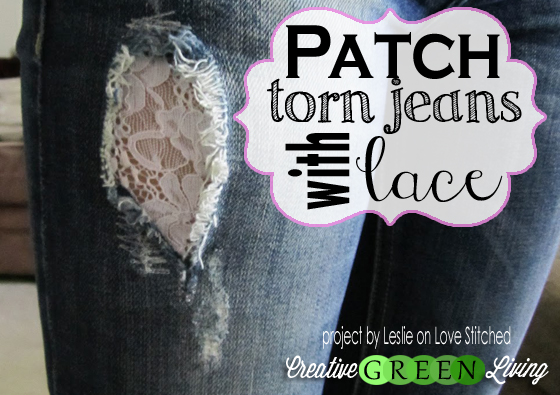 How To Add Patches , Grommets and Leather Laces To Your Jeans 