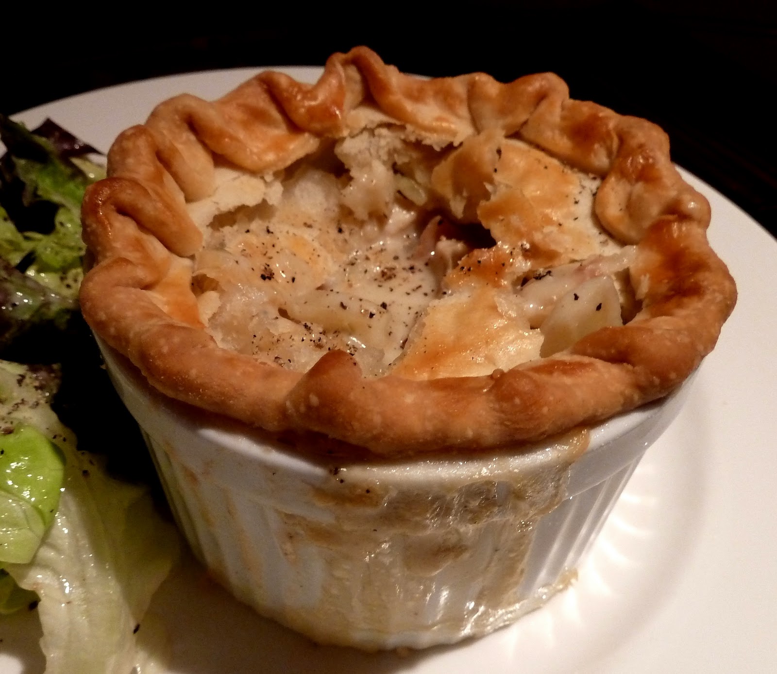 Cracked Pepper Lemon Chicken and Fennel Pot Pies