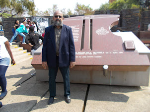 At the 16th June 1976 Soweto Uprising" memorial in Soweto.