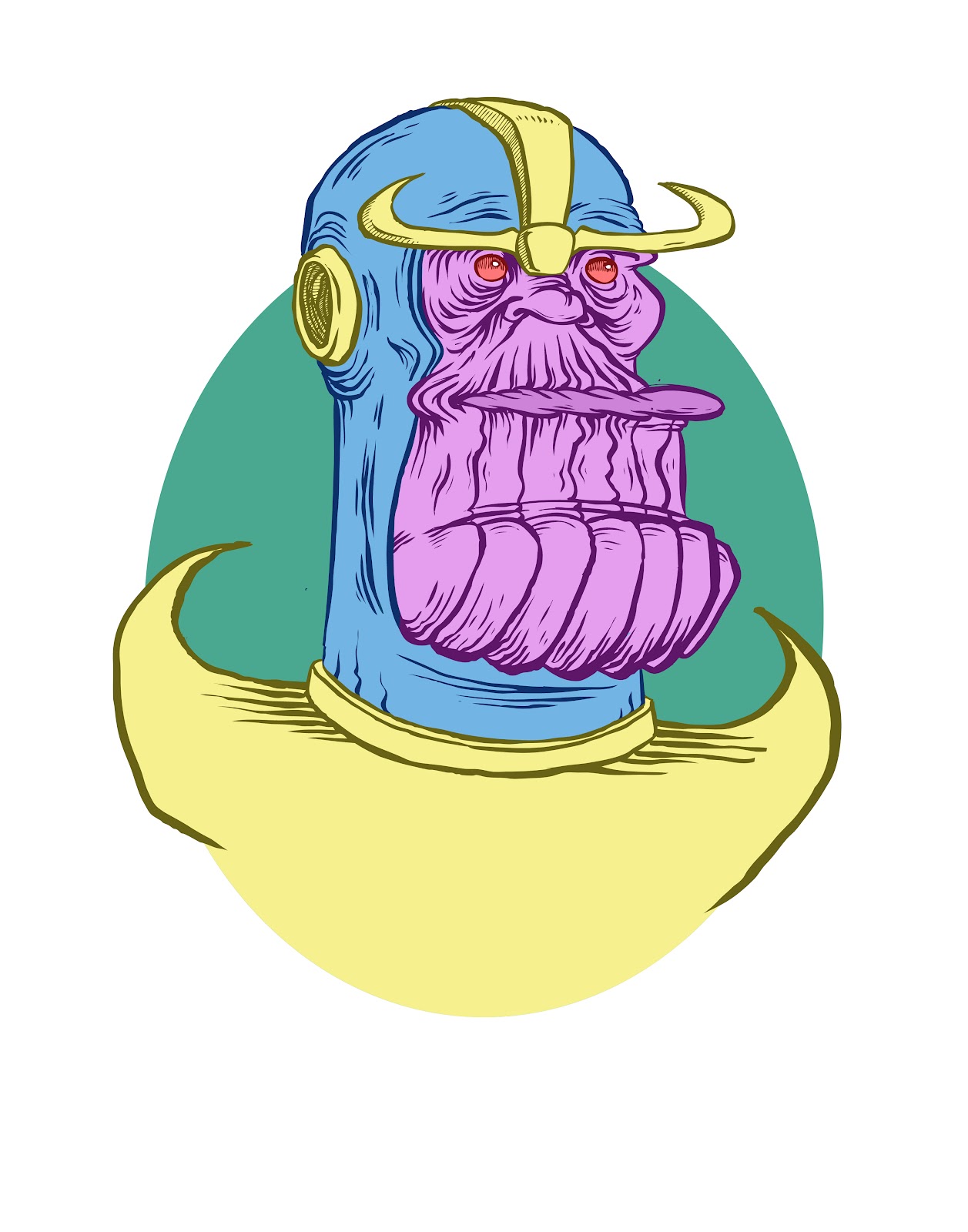 Anthony Briglia Illustration: Grumpy Old Thanos