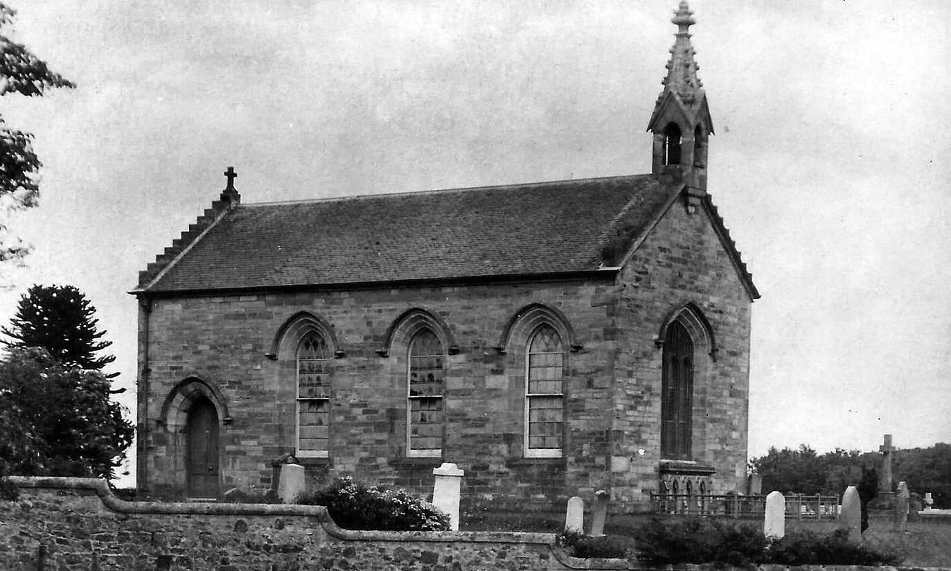 Tour Scotland Photographs Old Photographs Church Dunino Fife Scotland