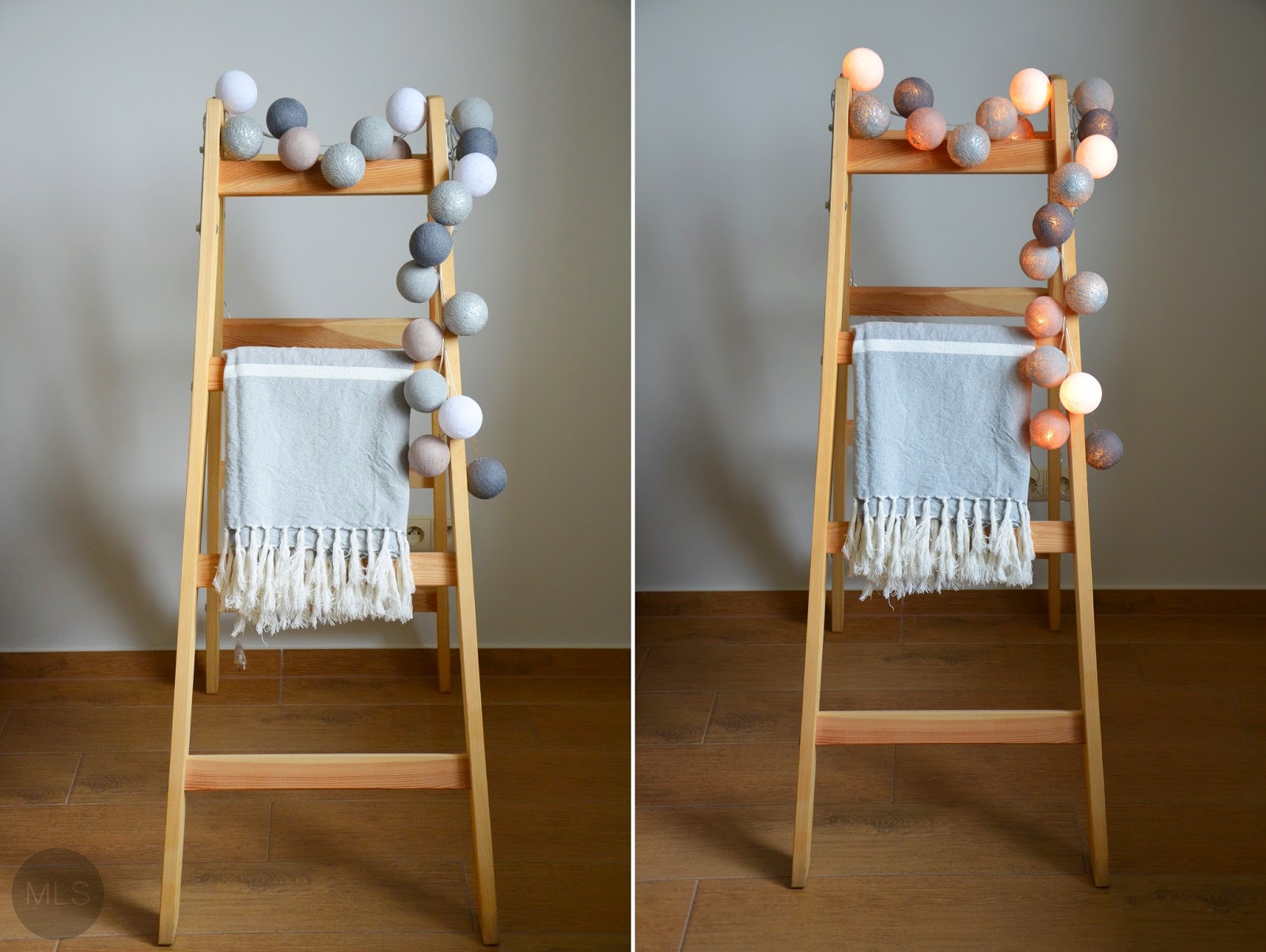 MLS.blog blog lifestylowy, wnętrza, inspiracje, DIY Cotton Ball Lights