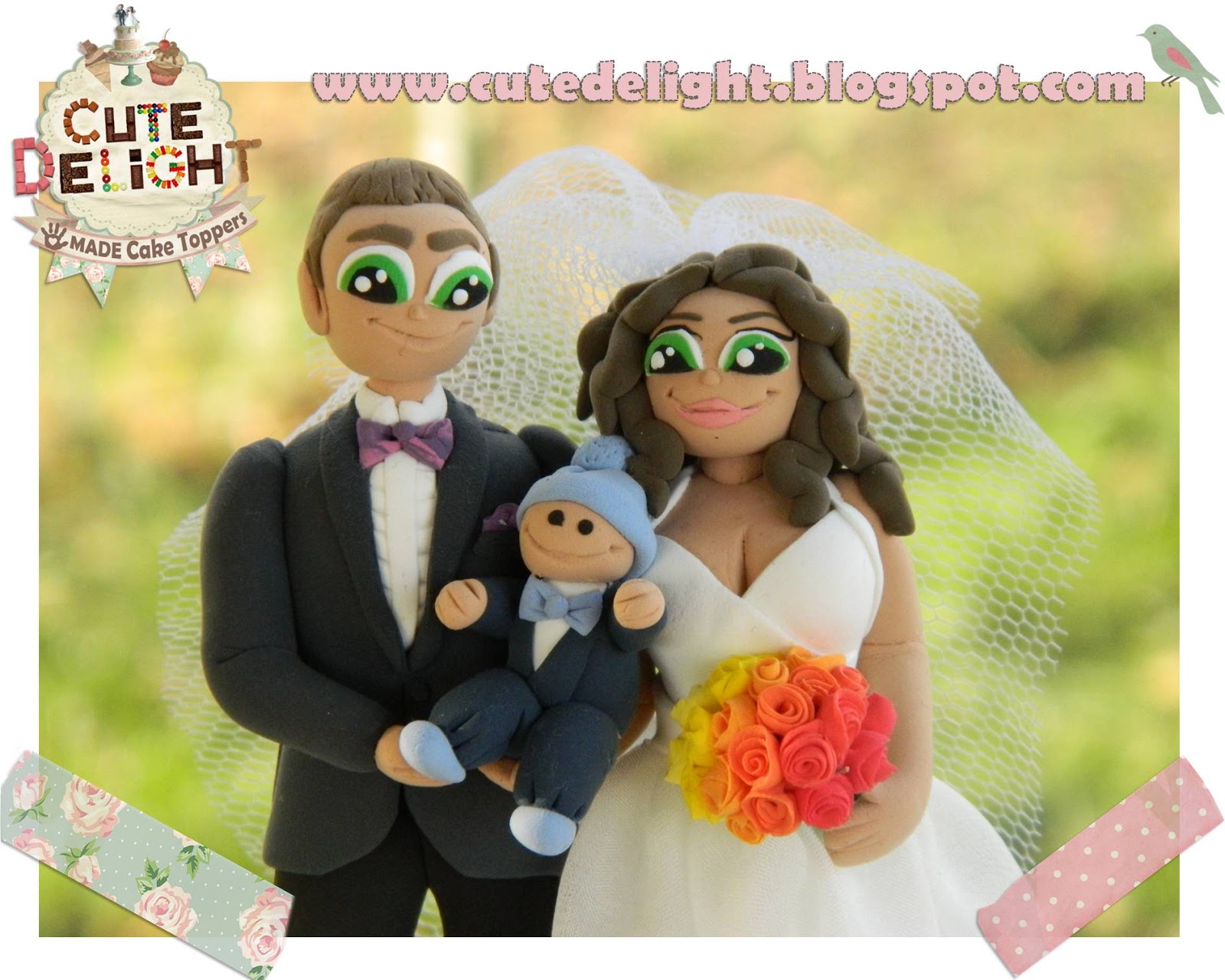 Wedding cake toppers, Custom Cake Topper, Funny cake toppers, Cake