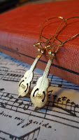 cello earrings