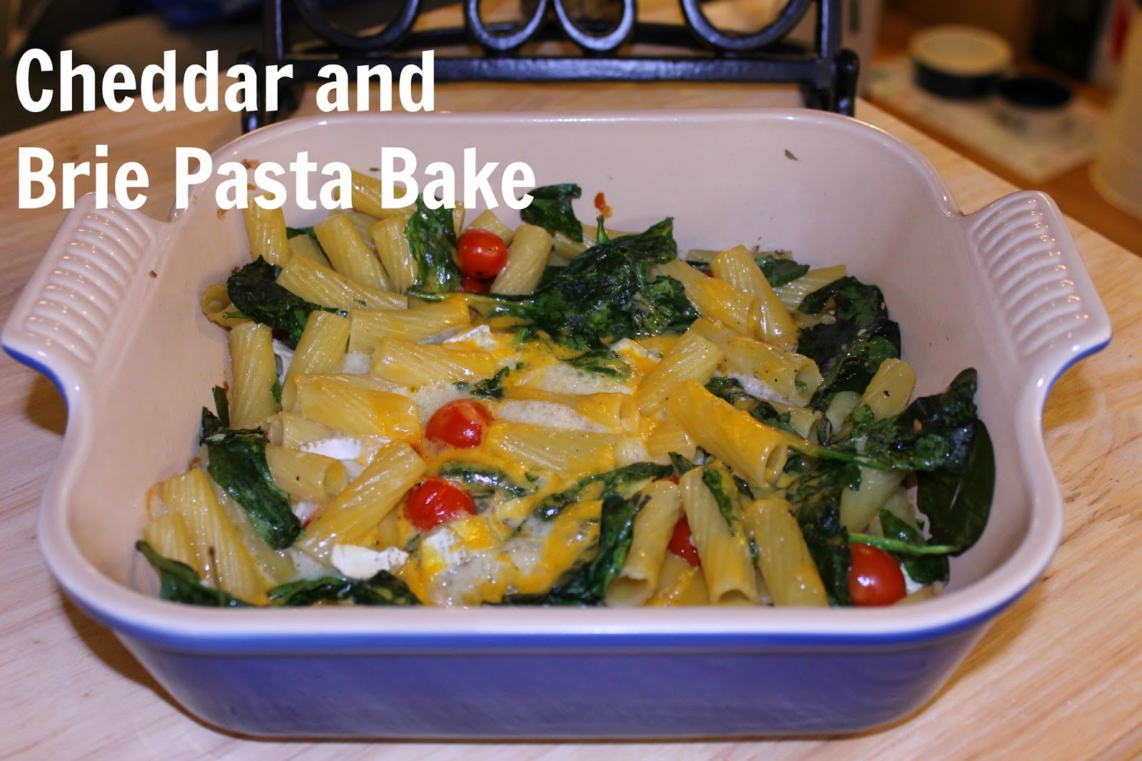 Planes, Trains, and Running Shoes Recipe Cheddar and Brie Pasta Bake