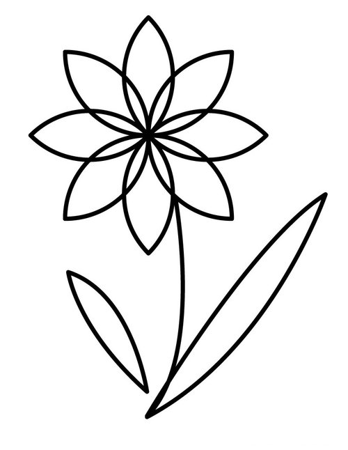 Flower Coloring Pages free For Kids title=