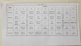 Class 2A TimeTable