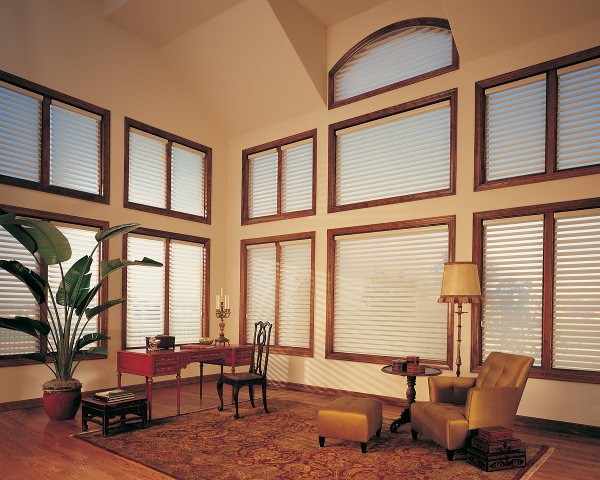 Window Fashions Covering oddshaped windows