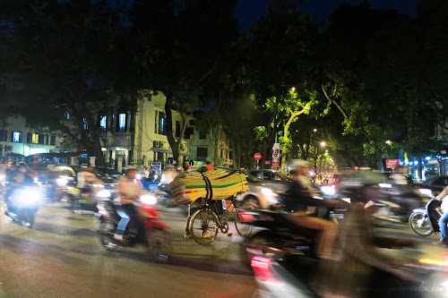 Traffic in Hanoi, Vietnam