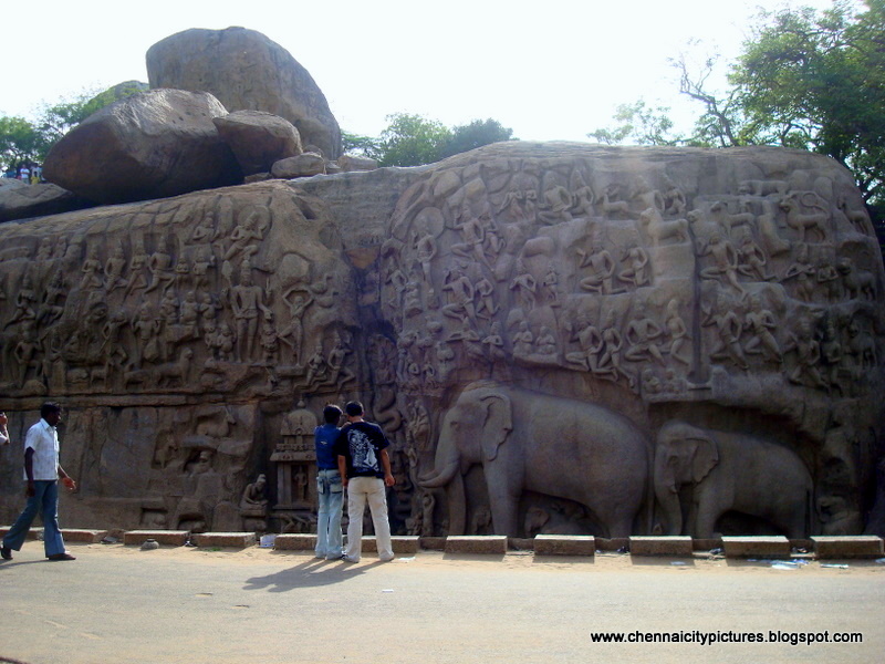 Chennai City Pictures Mahabalipuram Stone Carvings Chennai