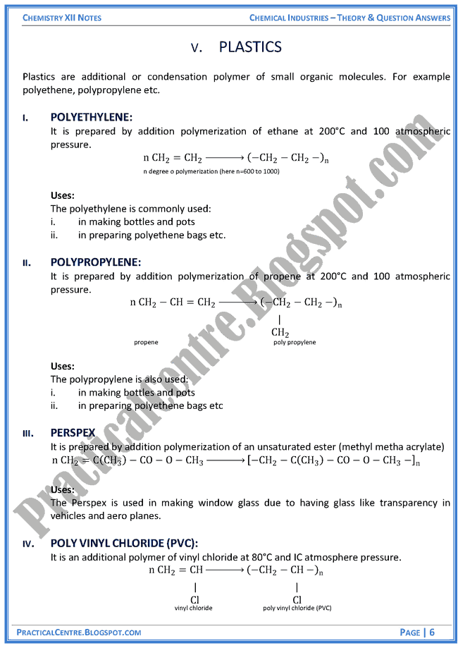 chemical-industries-in-pakistan-theory-and-question-answers-chemistry-12th