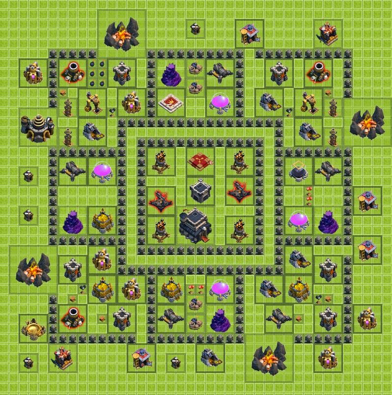 Apa Itu Layout Di Coc | contoh layout base war clash of clans coc defense anti Apa Itu Layout Di Coc | contoh layout base war clash of clans coc defense anti