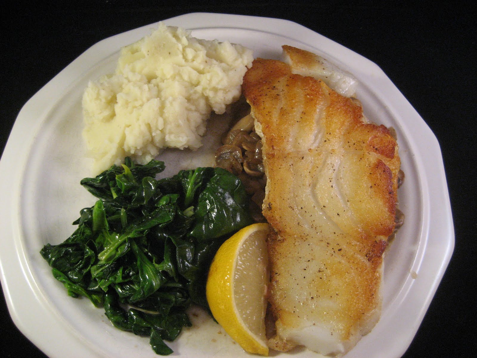 Chez Mona Pan Roasted Sea Bass