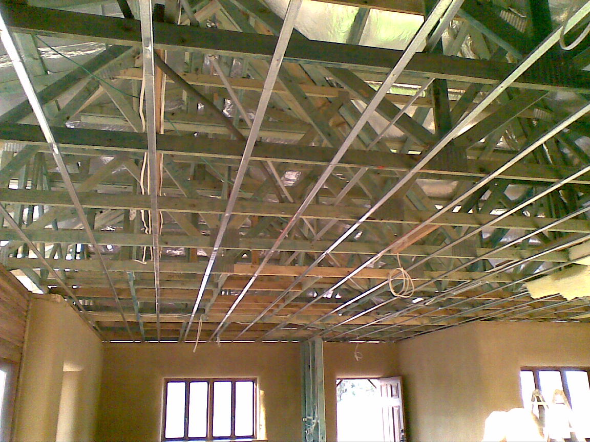 Our Straw Bale House Ceilings & Window Sills