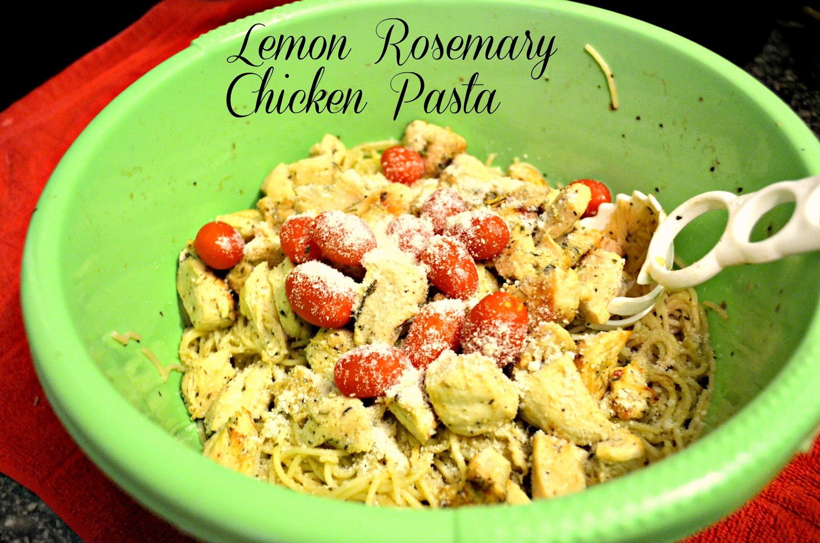 Yours, Mine & Ours Lemon and Rosemary Chicken Pasta