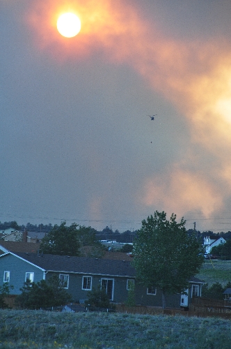 Black forest wildfire June 11 2013 coloradoviews.blogspot.com