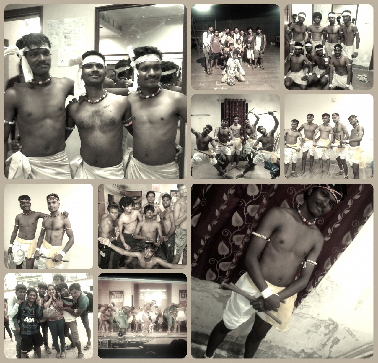 during Maharashtra desha show - warli gaur dance