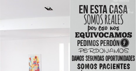 VINILO DECORATIVO FRASE EN ESTA CASA REGLAS | CDM Vinilos Decorativos