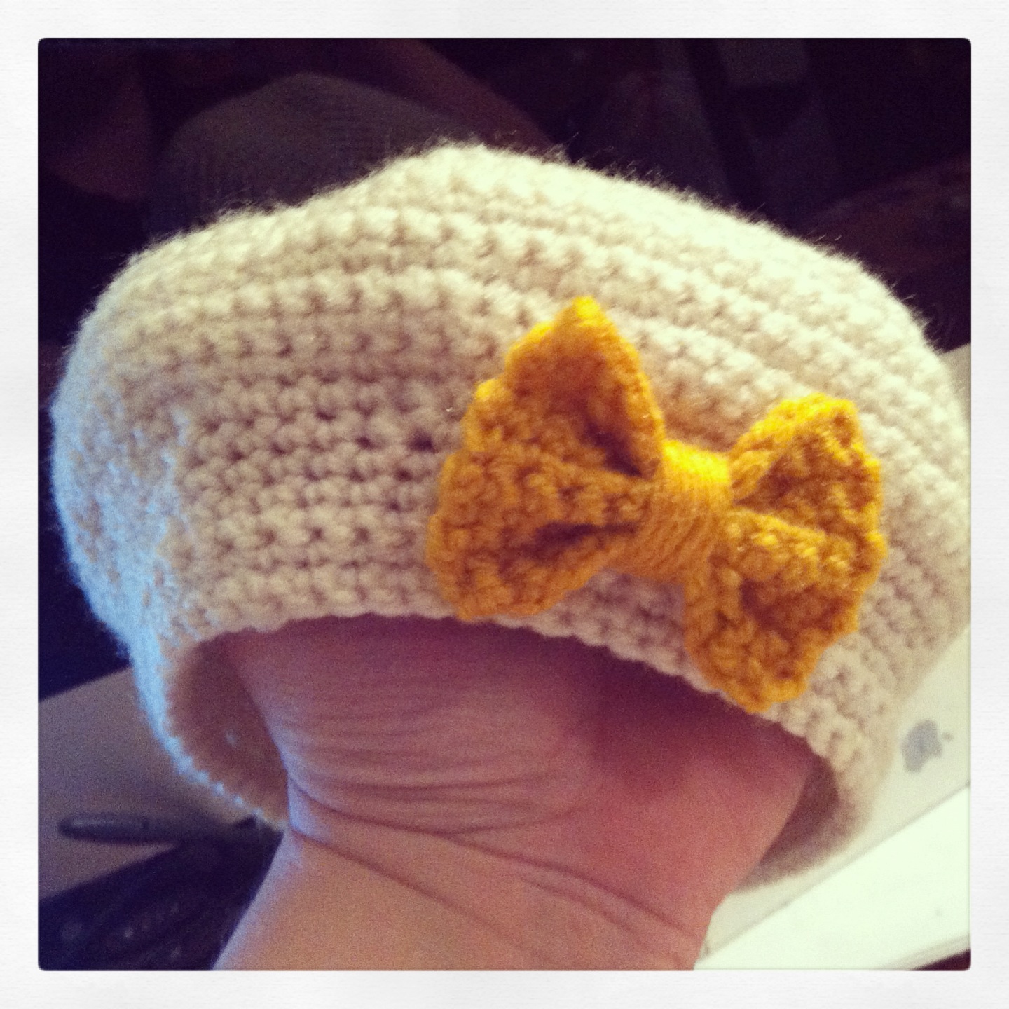 Green House on Broadway À Là Crème Newborn Beret Pattern