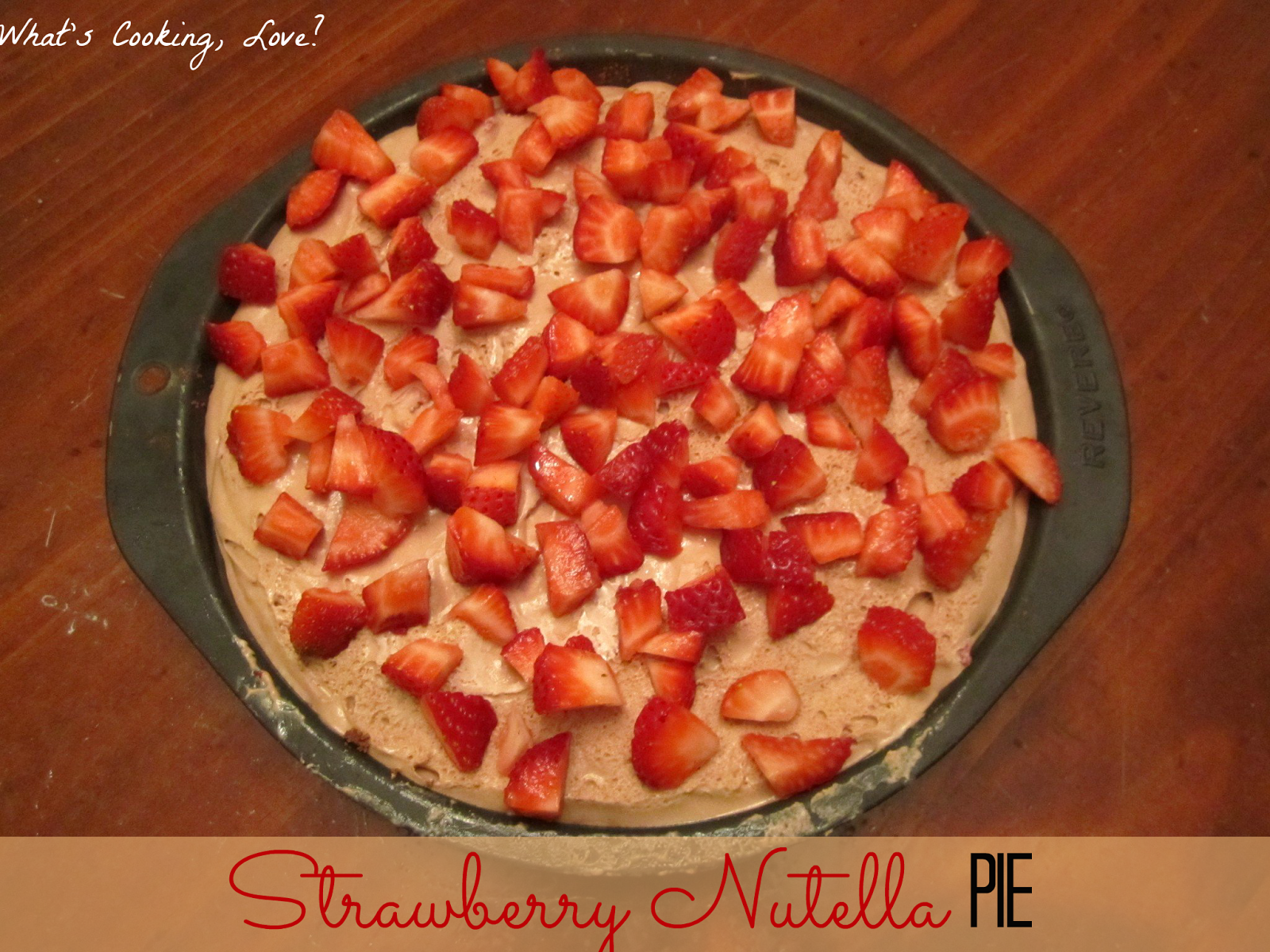 Strawberry Nutella Mountain Pie