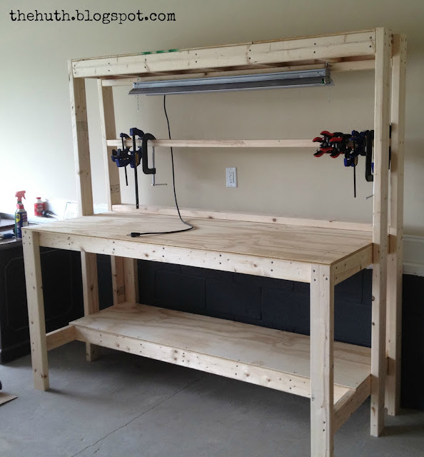 small woodworking bench