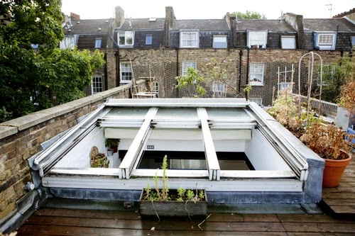 04-1st-Floor-Studio-Mews-Apartment-Camden-London-UK-Skylight-Roof-Terrace-Garden