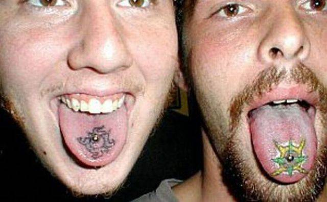 What does a tongue piercing mean