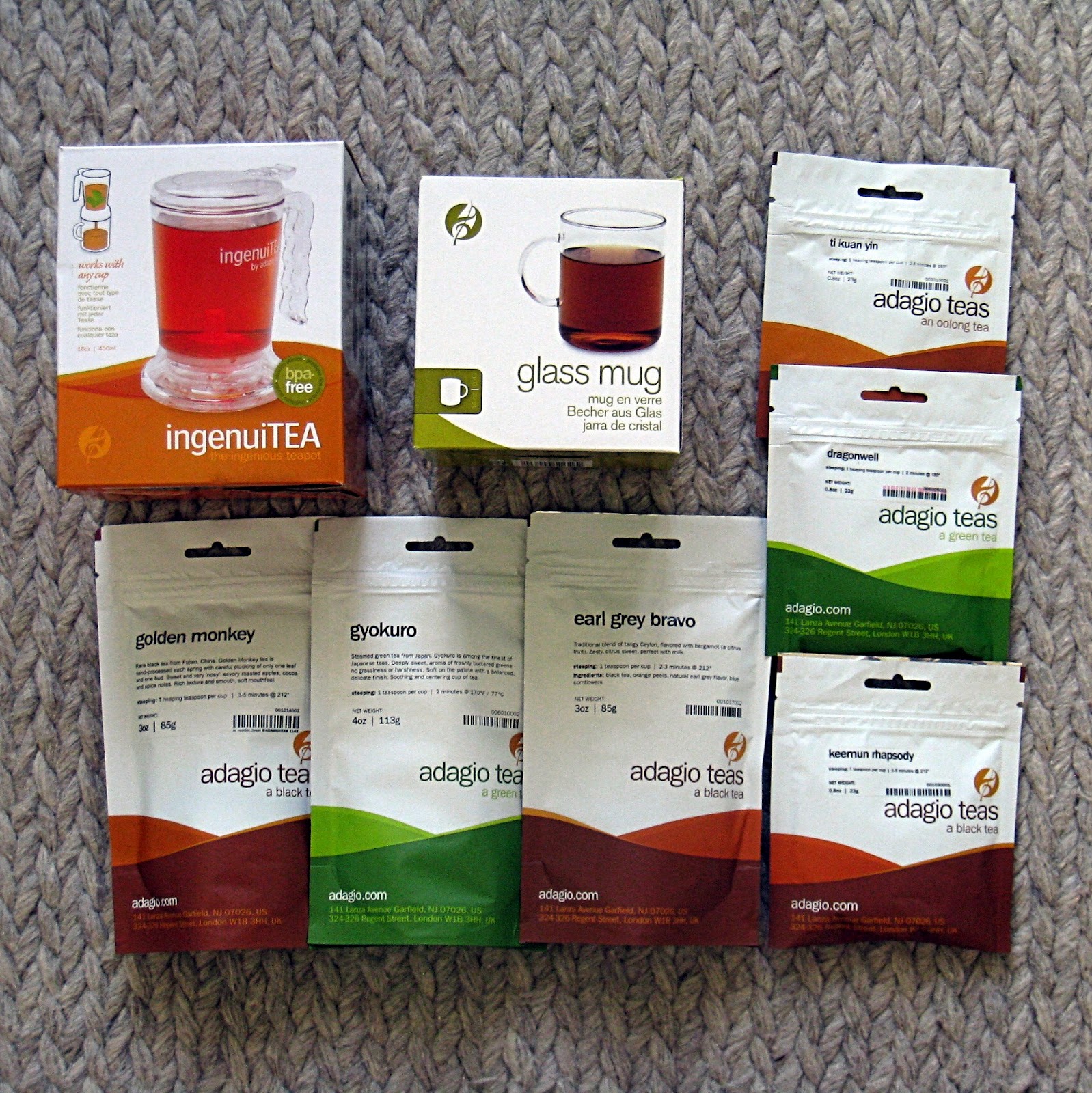 Delicious Delicious Delicious Review and GiveAway Adagio Tea Sets