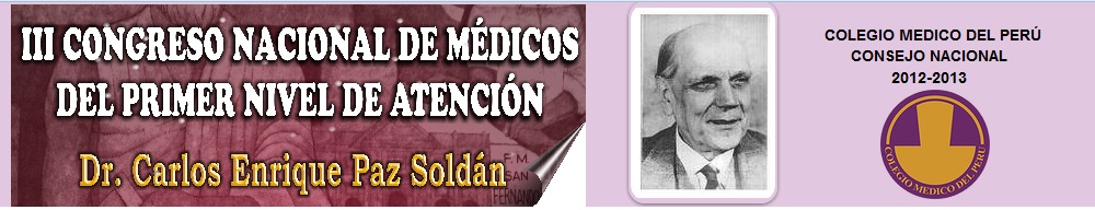 III CONGRESO NACIONAL DE MEDICOS DEL PRIMER NIVEL DE ATENCION