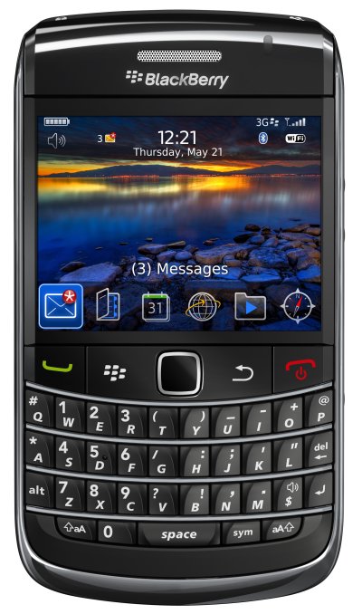 Blackberry Bold on Blackberry Bold 2