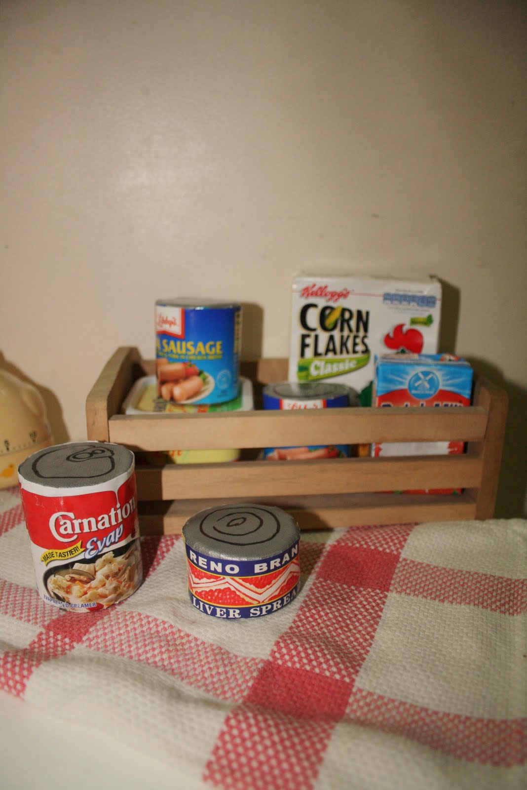 homeeco nanay toilet paper craft pretend canned food