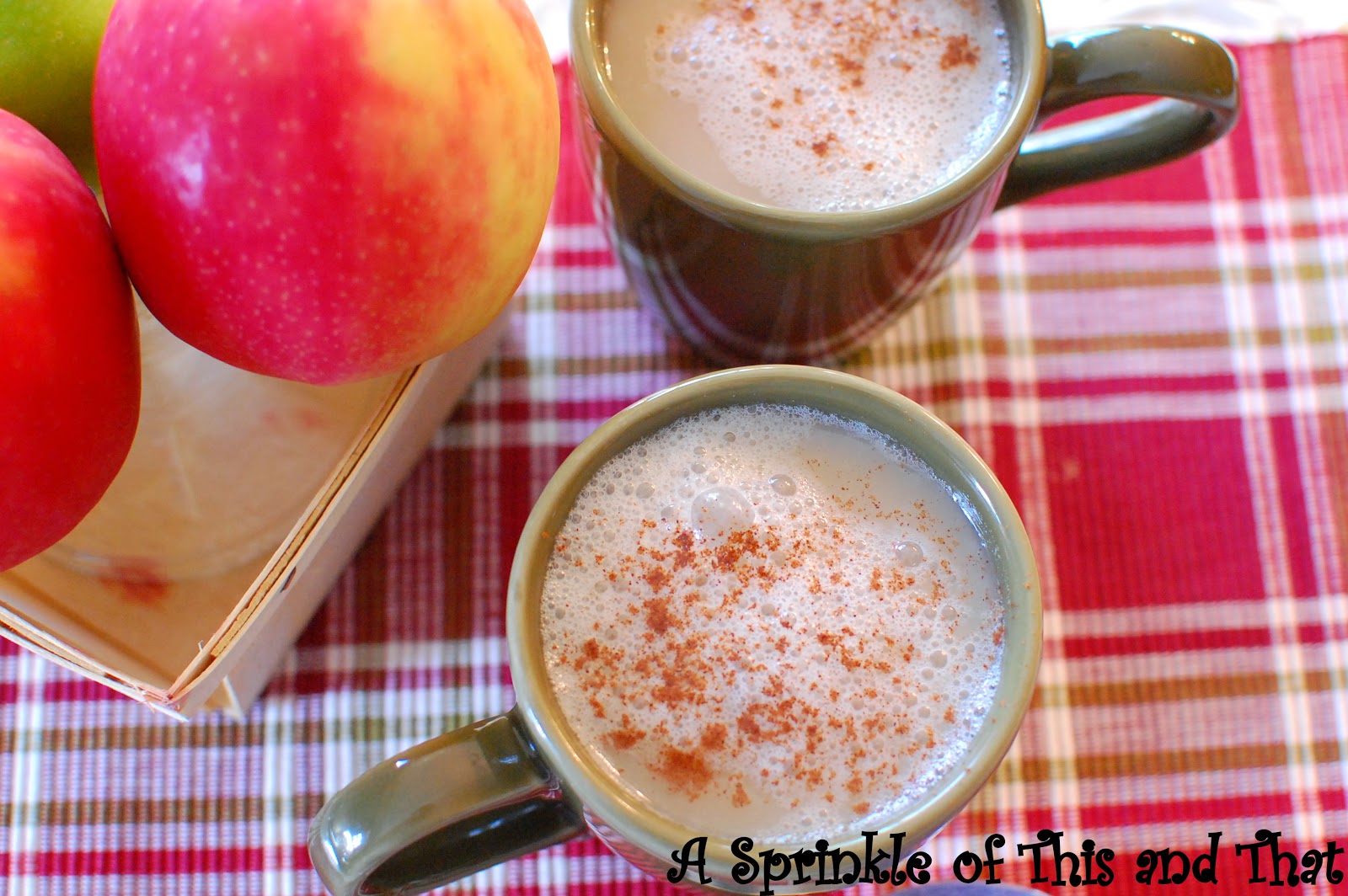 A Sprinkle of This and That Cinnamon Apple Tea Latte