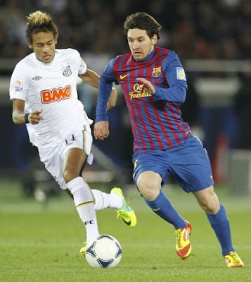 messi con neymar
