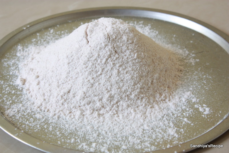 Sandhiya's Cookbook: Rice flour | Red rice flour | Home made Rice flour