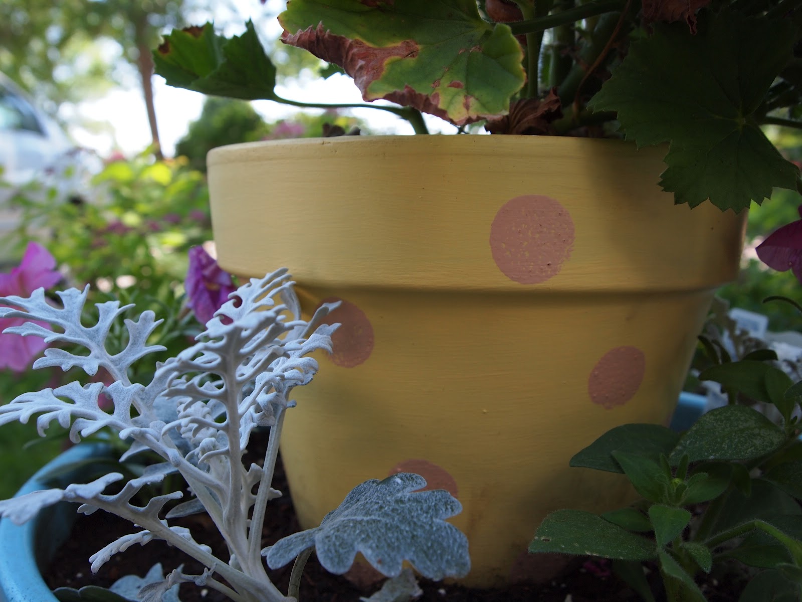 Craft Room Confidential Painted Tiered Planter