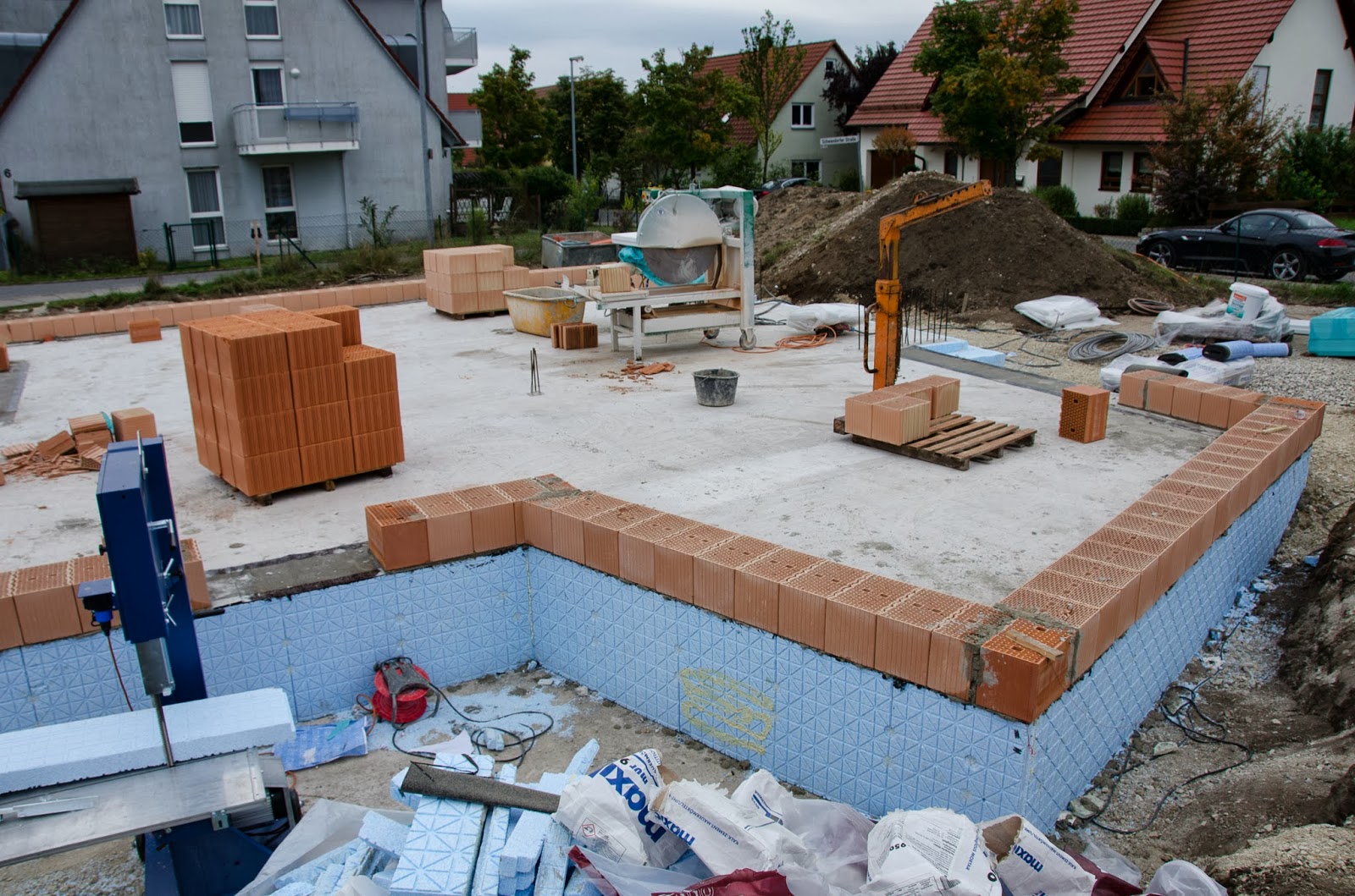 Hausbau Andrea Sven 2013 2013 09 30 Es Wird Langsam Rot