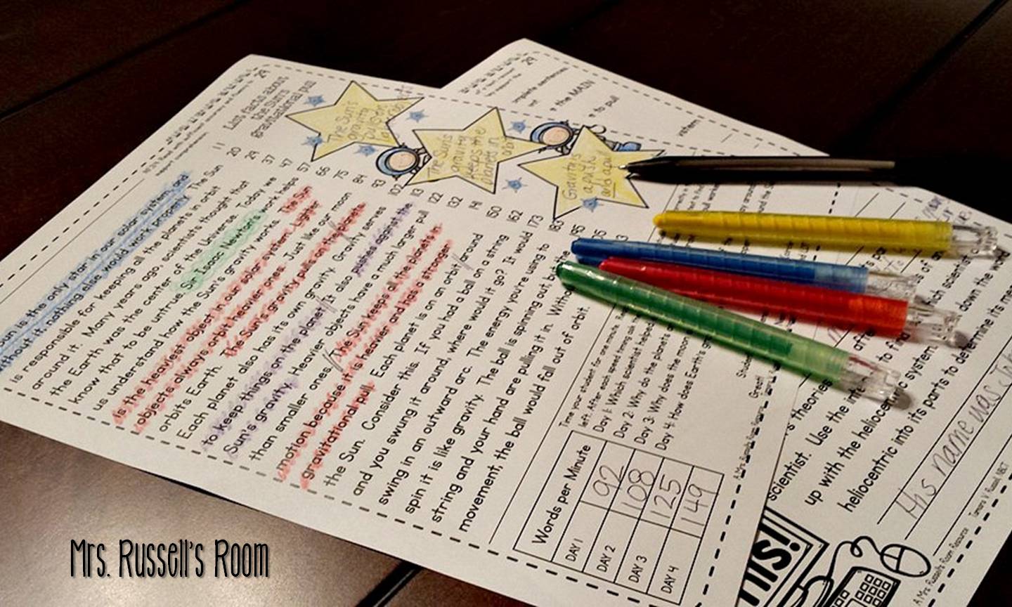 Third Grade Fluency - Mrs. Russell's Room