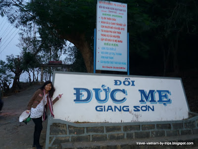 Peach in Giang Son Mary hill