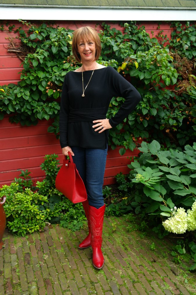 My red cowboy boots - No Fear of Fashion