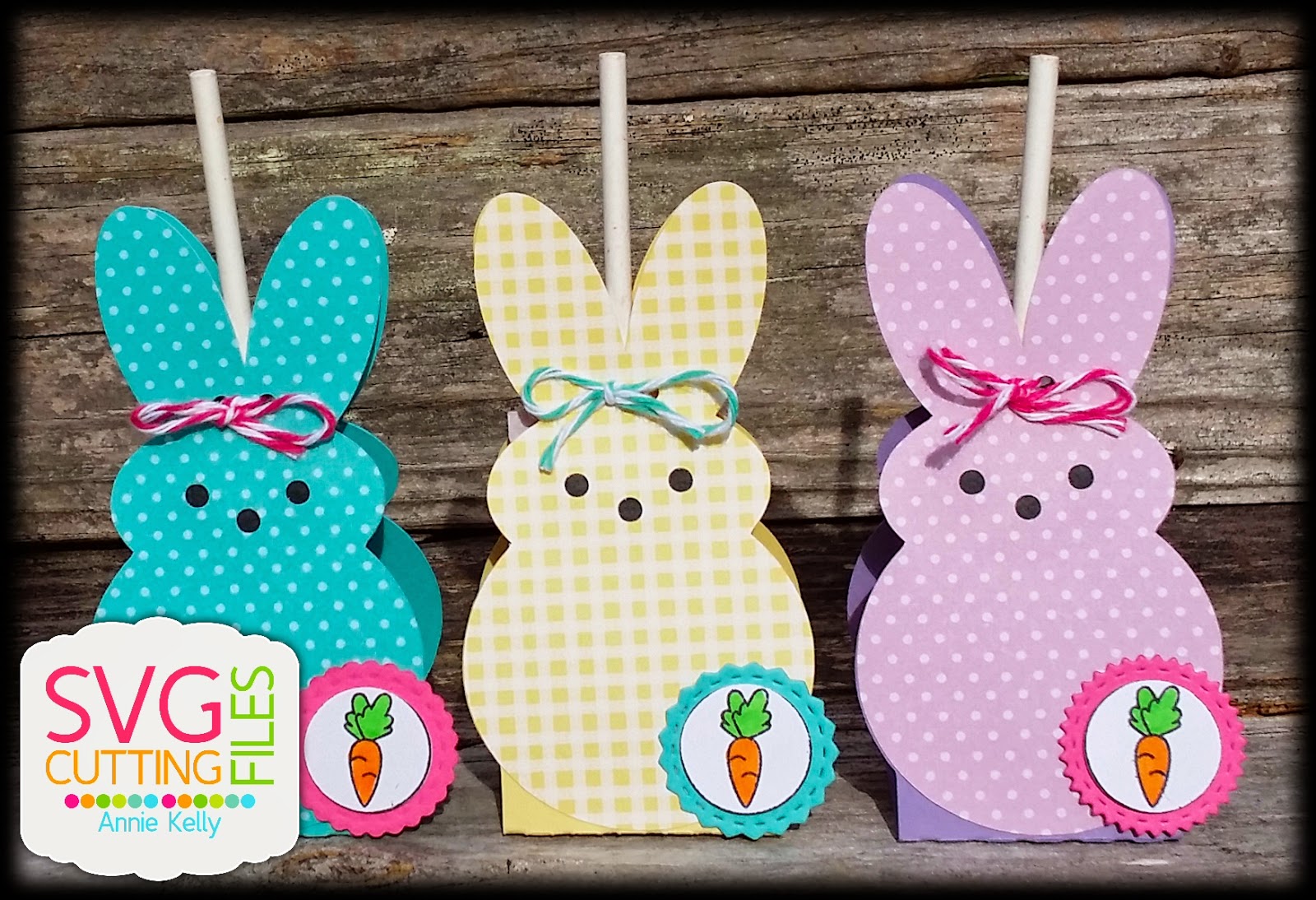 SVG Cutting Files: Spring Chick/Bunny Lollipop Covers!