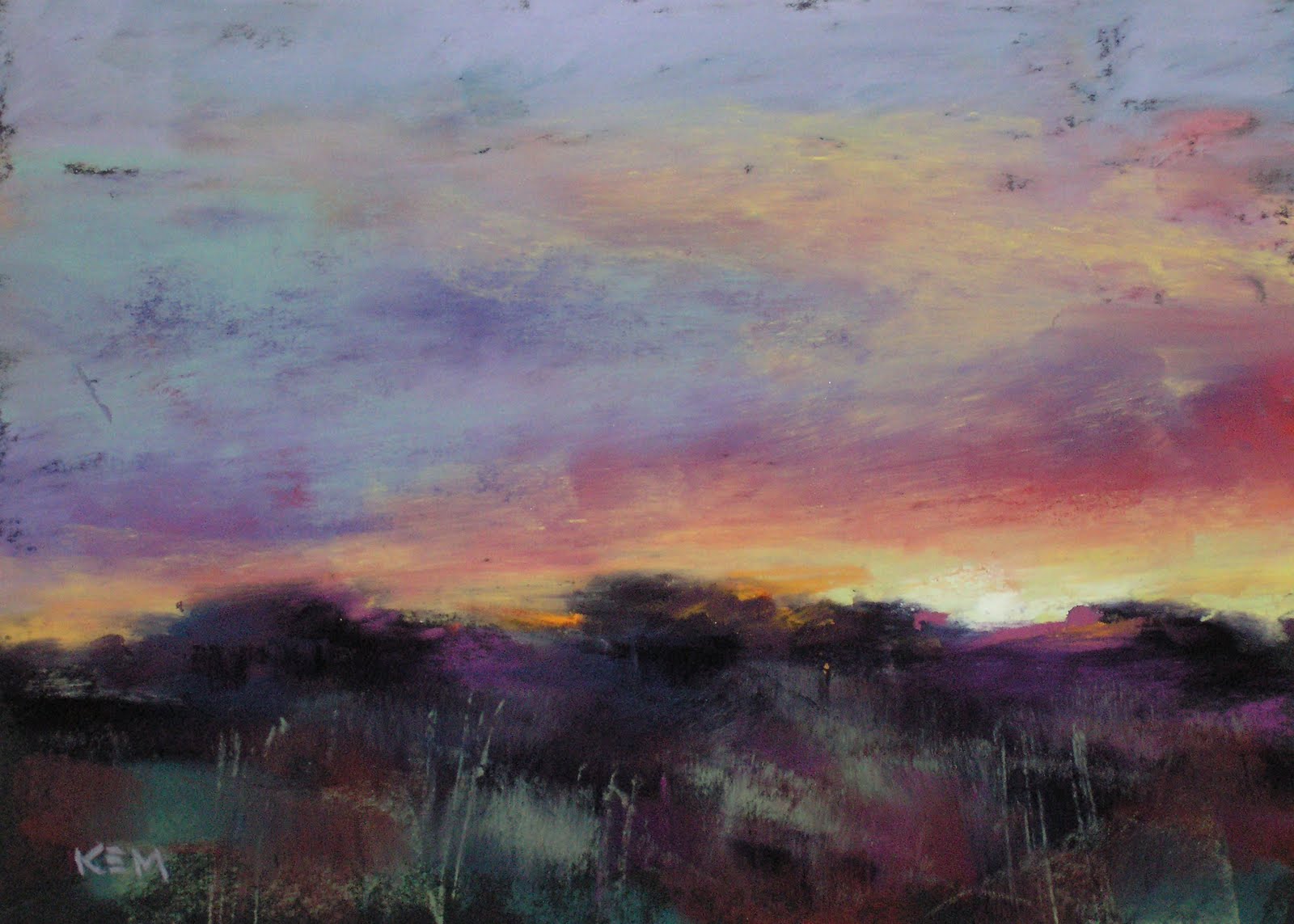 Painting My World Another Painting on Sandpaper